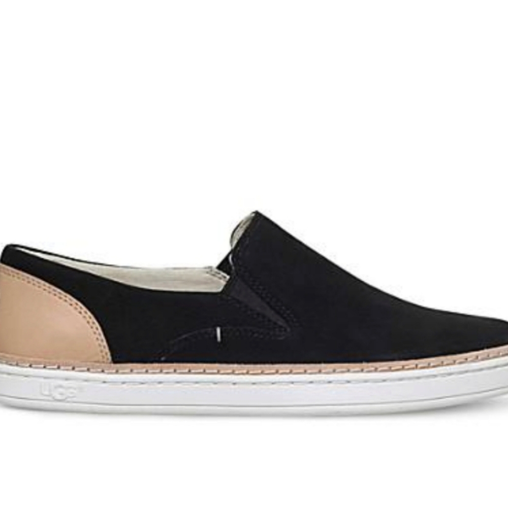 UGG black and tan loafers